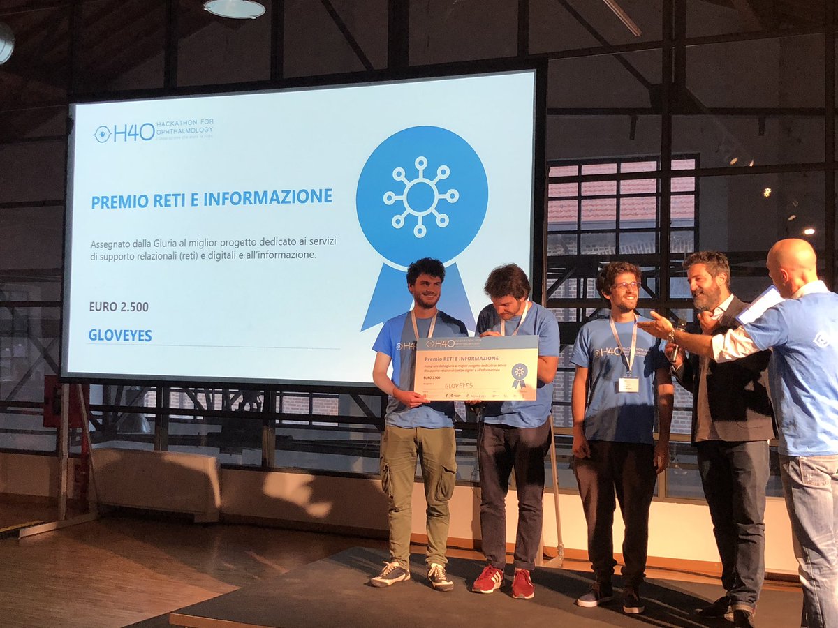 Gloveyes - vincitore premio Categoria Reti, Informazioni e Supporti