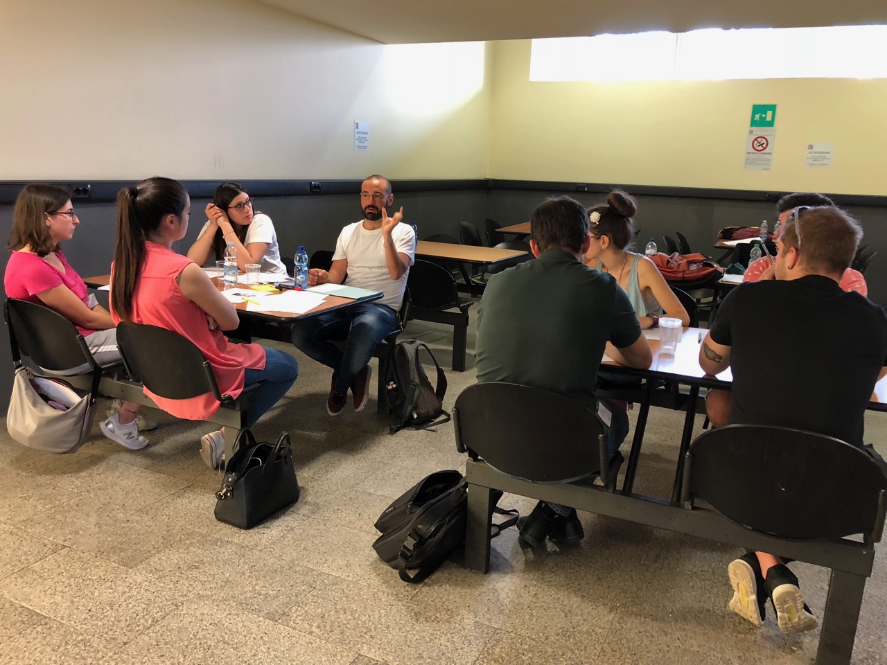 gruppo 1 al lavoro