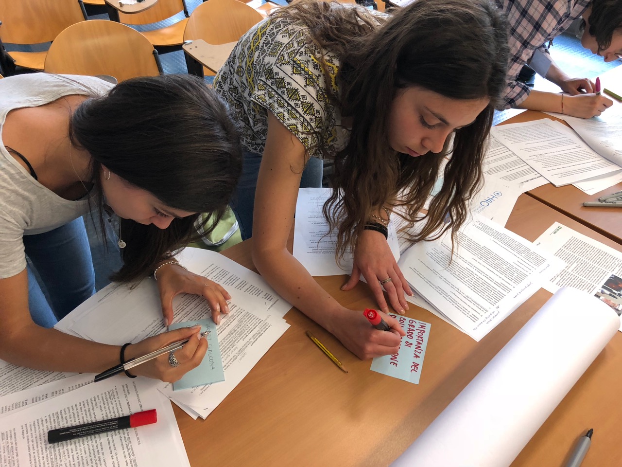 gruppo 2 al lavoro